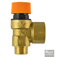 Picture: 6 bar Safety valve, 1/2"x3/4" M/F, SOL