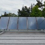 Solární systém pro ohřev vody a přitápění ve Včelné na Českobudějovicku
