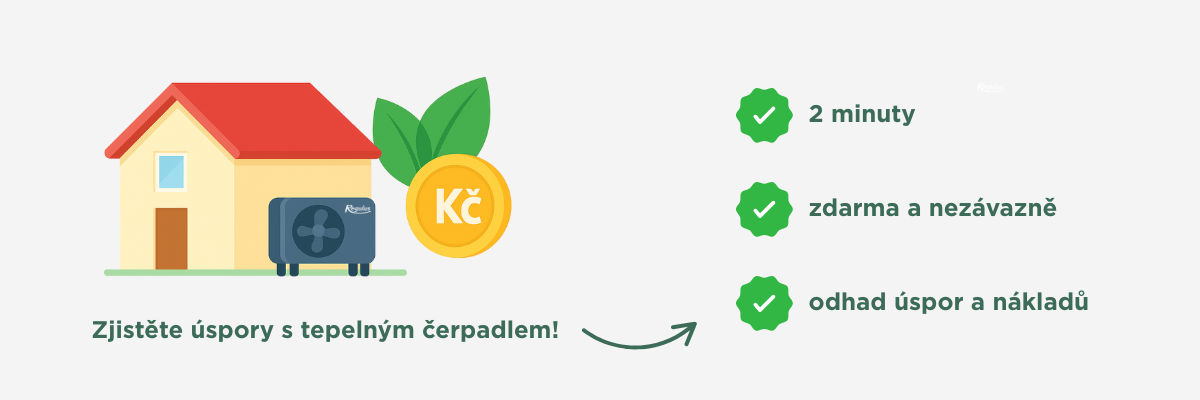 Úspory s tepelným čerpadlem Regulus