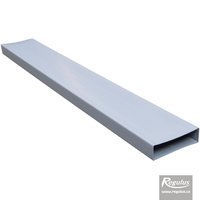 Picture: Potrubí čtyřhranné plast, 60x200 - 1,5 m, šedé