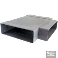 Picture: Odbočka čtyřhranná T-kus 60x200 mm, šedá