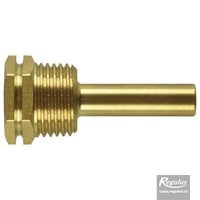 Picture: Jímka pro 1 čidlo, 7 x 9 x 45 mm, 1/2", mosaz