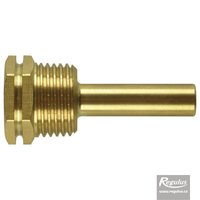 Picture: Sheath for 1 sensor, 7x9x45 mm, 1/2", brass