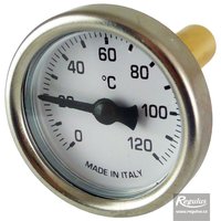 Picture: Teploměr d=40 s jímkou l= 45 1/2", zadní, 0-120°C