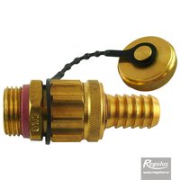 Picture: Vypouštěcí ventil bez páčky s víčkem, 16 bar 1/2" M