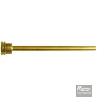 Picture: Sheath for 1 sensor, 7x9x180 mm, 1/2", brass