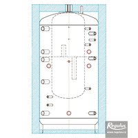 Picture: Akumulační nádrž DUO 600/160 K P