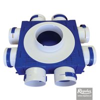 Box rozdělovací rohový plastový 8x75/125mm Picture: Box rozdělovací rohový plastový 8x75/125mm