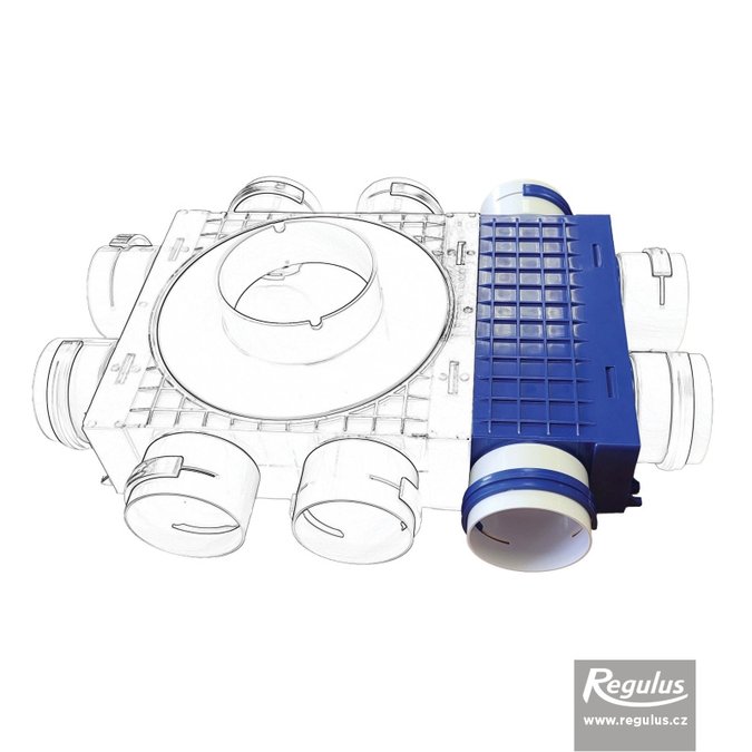 Sada rozšiřovací 2x75 mm k rozdělovacímu boxu Photo: Sada rozšiřovací 2x75 mm k rozdělovacímu boxu