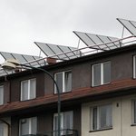Solární panely pro solární ohřev vody, Dům s pečovatelskou službou Jihlava