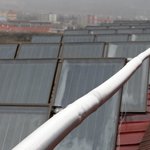 Solární panely pro solární ohřev vody, Dům s pečovatelskou službou Jihlava
