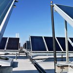 Solární panely pro solární ohřev vody
