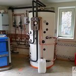 Solární systém pro ohřev vody a přitápění ve Včelné na Českobudějovicku