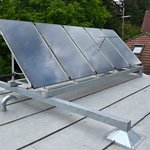 Solární systém pro ohřev vody a přitápění ve Včelné na Českobudějovicku