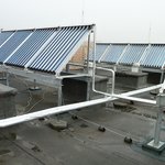 Solární kolektory - sociální služby Chomutov