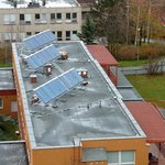 Solární kolektory - sociální služby Chomutov