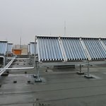 Solární kolektory - sociální služby Chomutov