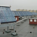 Solární kolektory - sociální služby Chomutov