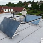 Tepelné čerpadlo vzduch/voda a solární systém pro vytápění a přípravu teplé vody