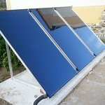 Solární panely pro ohřev vody