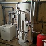 Tepelné čerpadlo země/voda EcoPart 410, akumulační nádrž DUO 390 P, regulátor IR 10 CTC
