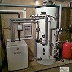 Tepelné čerpadlo země/voda EcoPart 410, akumulační nádrž DUO 390 P, regulátor IR 10 CTC