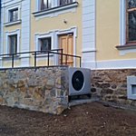 Tepelné čerpadlo vzduch/voda v objektu stacináře Domova Žlutý Petrklíč