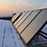 Solární systém v hotelu Bridges v Kyrgyzstkém Bishkeku