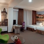 Solární systém v hotelu Bridges v Kyrgyzstkém Bishkeku